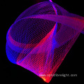 Fiber optic mesh light for tree